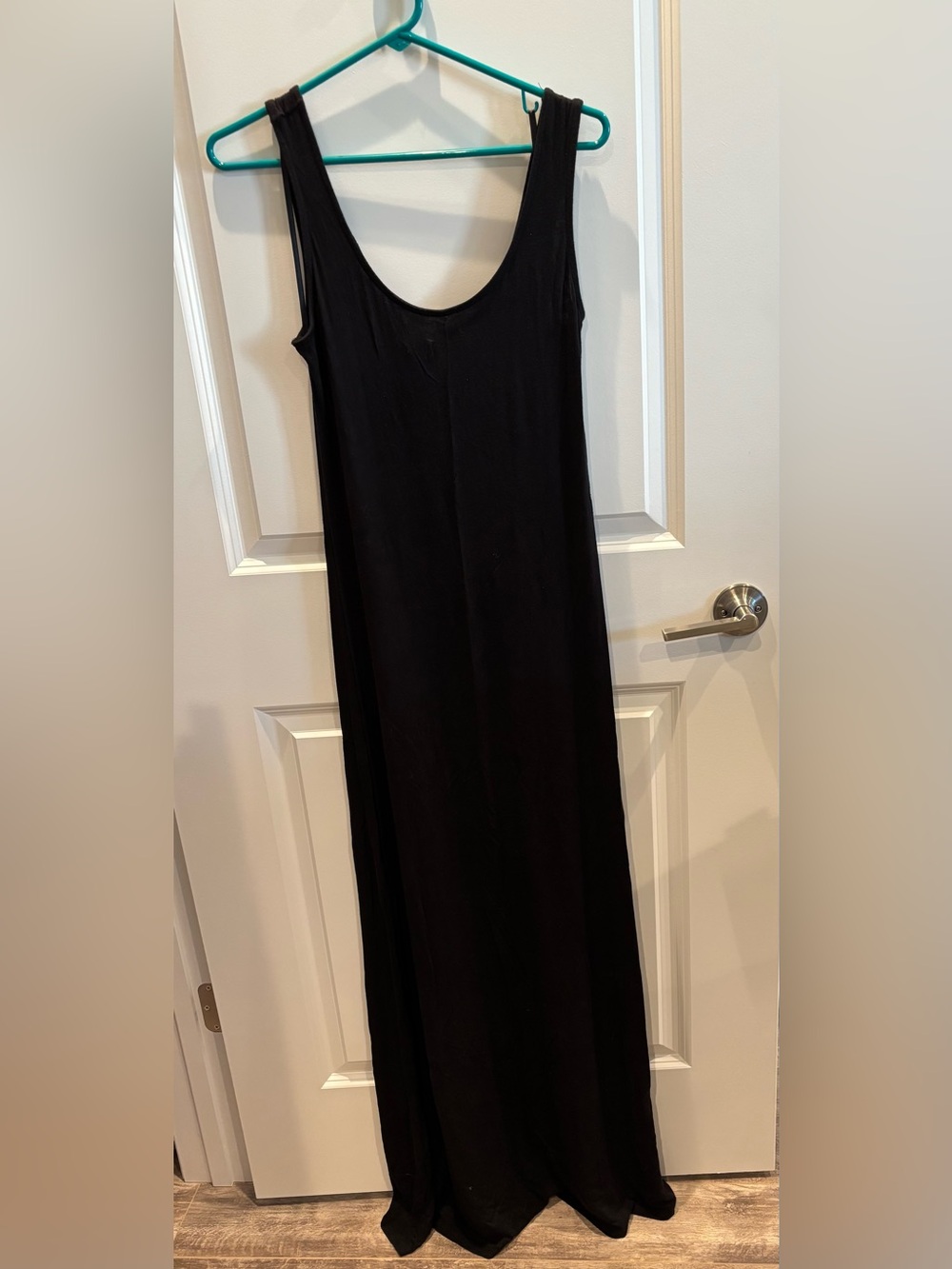 Merona Black Sleeveless Scoop-Neck Maxi Dress